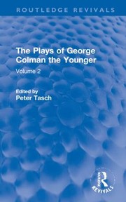 Cover of Plays of George Colman the Younger
