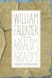 Cover of ¡Absalón, Absalón!