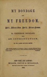 Cover of My bondage and my freedom