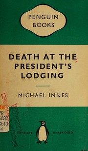 Cover of Death at the president's lodging
