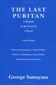 Cover of The last Puritan