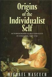Cover of Origins of the individualist self