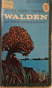 Cover of Walden and Civil Disobedience