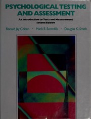 Cover of Psychological testing and assessment