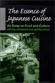 Cover of The essence of Japanese cuisine