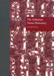 Cover of The Arthurian name dictionary