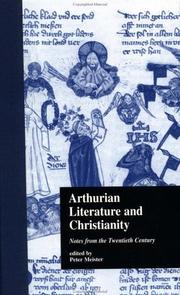 Cover of Arthurian literature and Christianity