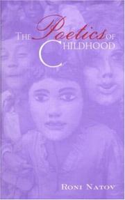 Cover of The poetics of childhood