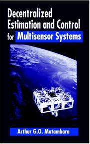 Cover of Decentralized estimation and control for multisensor systems