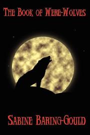 Cover of The book of were-wolves