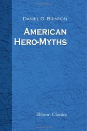 Cover of American hero-myths