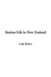Cover of Station Life in New Zealand