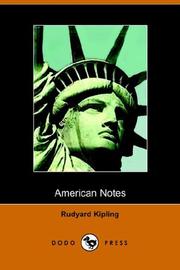 Cover of American notes
