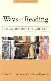 Cover of Ways of reading