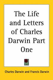 Cover of The life and letters of Charles Darwin