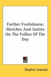 Cover of Further foolishness