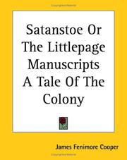 Cover of Satanstoe ; or, The littlepage manuscripts, a tale of the colony