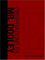 Cover of Observations by Mr. Dooley