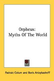 Cover of Orpheus: myths of the world