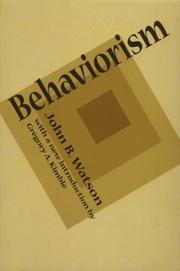 Cover of Behaviorism