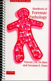 Cover of Handbook of forensic pathology