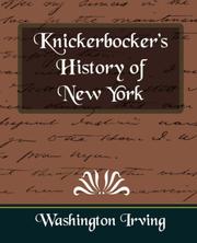Cover of A history of New York
