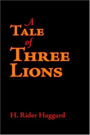 Cover of A Tale of Three Lions