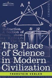 Cover of The Place of Science in Modern Civilization