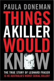 Cover of Things a Killer Would Know