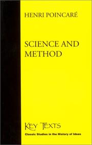 Cover of Science and Method (Key Texts)