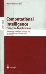 Cover of Computational Intelligence. Theory and Applications