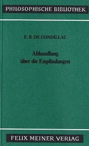 Cover of Traité des sensations