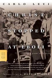 Cover of Cristo si è fermato a Eboli
