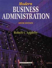 Cover of Modern business administration