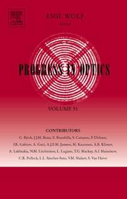 Cover of Progress in optics