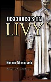 Cover of Discourses on Livy