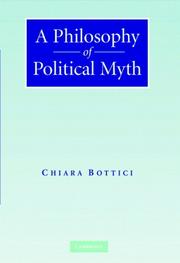 Cover of A philosophy of political myth