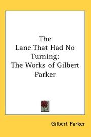 Cover of The lane that had no turning