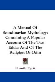 Cover of A manual of Scandinavian mythology