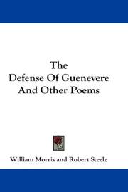 Cover of The Defense Of Guenevere And Other Poems