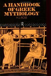 Cover of A Handbook of Greek Mythology