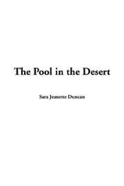 Cover of The Pool in the Desert