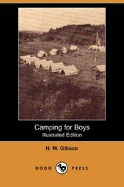 Cover of Camping for Boys