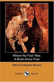 Cover of Where No Fear Was