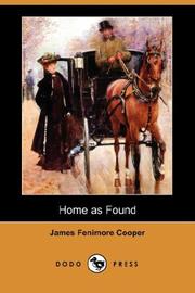 Cover of Home as found