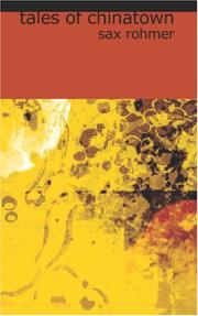 Cover of Tales of Chinatown