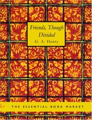 Cover of Friends Though Divided
