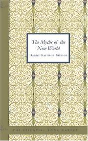 Cover of The myths of the New World