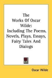 Cover of The works of Oscar Wilde