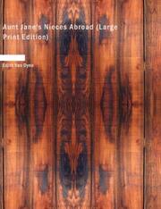 Cover of Aunt Jane's nieces abroad